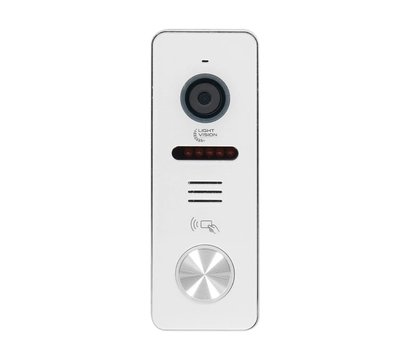 Зображення 3 Комплект домофону відео (кольоровий) LightVision Amsterdam FHD Black + RIO FHD(RF) White, Колір (домофон + панель): чорний + білий