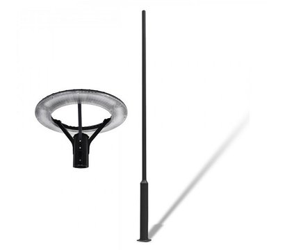 Зображення 2 LED світильник Lightwell LW-GL-50S + pillar + PFA152-E алюміній