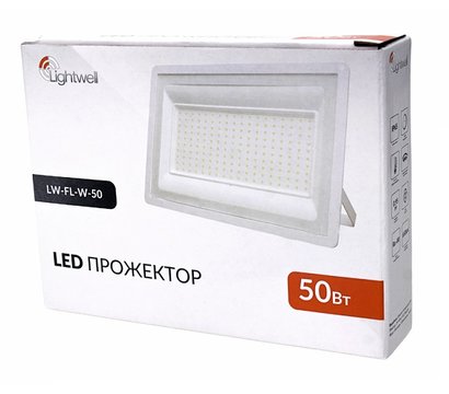 Зображення 3 LED прожектор Lightwell LW-FL-W-50 4000Лм, Потужність: 50 Вт