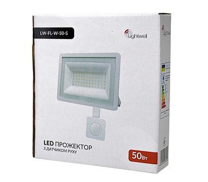 Изображение 4 LED прожектор Lightwell LW-FL-W-50-S 4000Лм, Мощность: 50 Вт