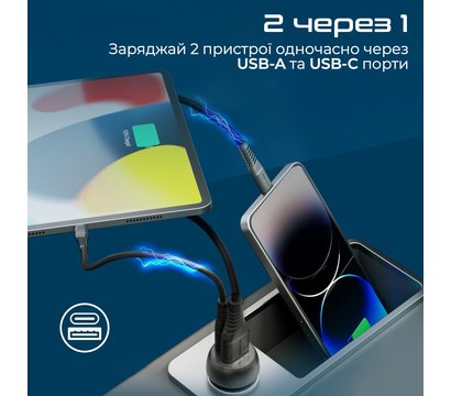 Зображення 2 Зарядний пристрій Promate DriveGear-PD33 Black