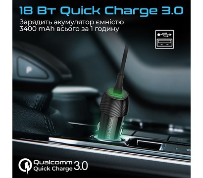 Изображение 4 Зарядное устройство Promate PowerDrive-33PDCi Black