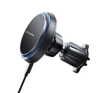 Изображение 5 Держатель ColorWay MagSafe 360° Air Vent 15W Black — CW-CHMW041Q-BK