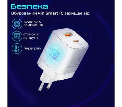 Изображение 6 Зарядное устройство Promate PowerPort-25AC White