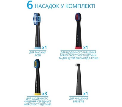 Зображення 4 Зубна щітка Pecham Travel PC-080 Black