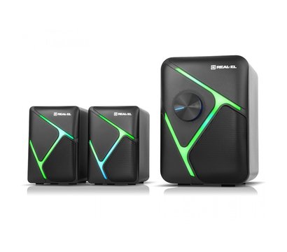 Изображение 3 Акустическая система 2.1 REAL-EL M-320 Black