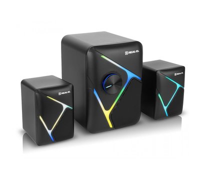 Изображение 4 Акустическая система 2.1 REAL-EL M-320 Black