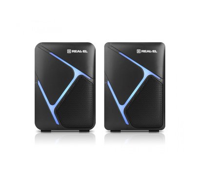 Зображення 4 Акустична система 2.0 REAL-EL S-75 Black