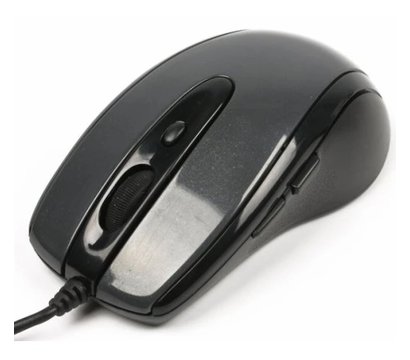 Зображення 4 Миша A4Tech N-708X Glossy Gray