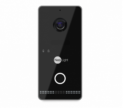 Зображення 2 Комплект відеодомофона Neolight Alpha Hybrid IPWO KIT B/Black, Колір (домофон + панель): чорний + чорний