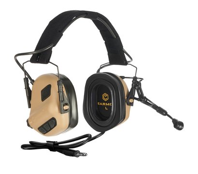 Зображення 5 Тактичні навушники Earmor M32 Plus (TN) Tan, Колір: пісочний