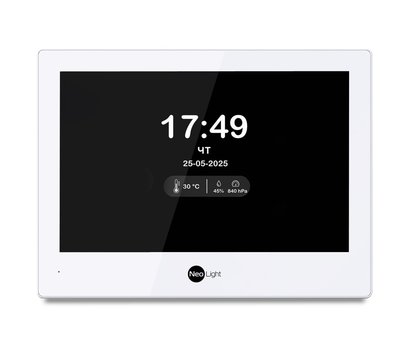 Зображення 4 Цифровий відеодомофон Neolight Alpha Hybrid White, Колір корпусу: білий