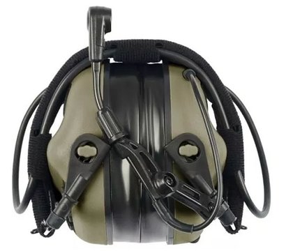 Зображення 6 Тактичні навушники Earmor M32 Plus (FG) Olive, Колір: олива