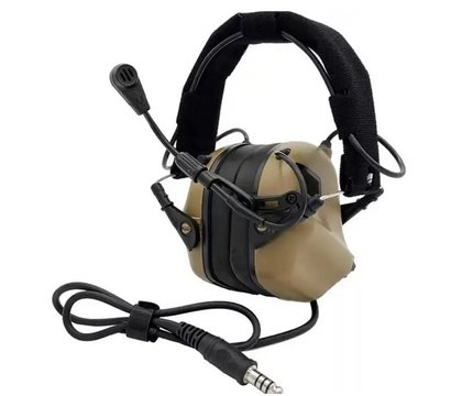 Изображение 3 Тактические наушники Earmor M32H MARK3 ARC (CB) Coyote Brown