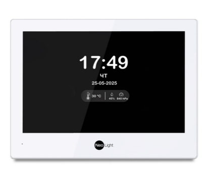 Зображення 4 Домофонна система Neolight Mezzo Hybrid HD KIT Black, Колір (домофон + панель): білий + чорний