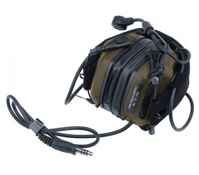 Изображение 5 Тактические наушники Earmor M32X MARK3 ARC (CB) Coyote Brown, Цвет: койот
