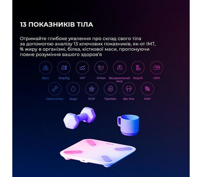 Зображення 3 Вага Yunmai X Smart Scale YMBS-M268 до