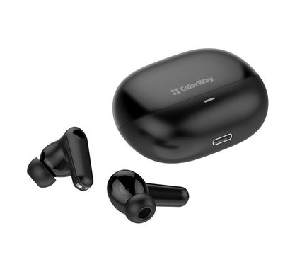Изображение 4 Bluetooth гарнитура ColorWay Slim TWS-1 Earbuds Long Life Black — CW-TWS1BK1