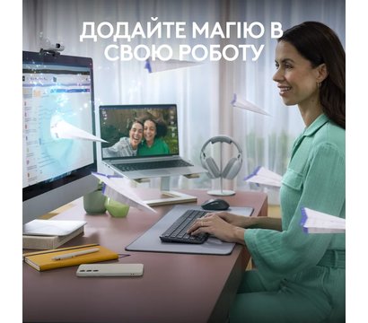 Зображення 2 Комплект мишка + клавіатура Logitech Signature Slim Combo MK950 for Business Graphite - 920-012508