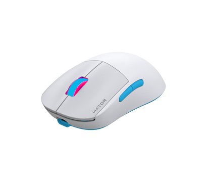 Зображення 2 Миша Hator Quasar 2 Pro Wireless White/Cyan - HTM561WC