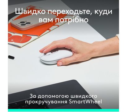 Изображение 6 Комплект мышь + клавиатура Logitech Pop Icon Combo Off White - 920-013141