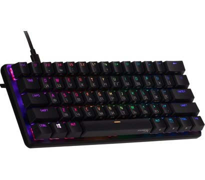 Зображення 2 Клавіатура HyperX Alloy Origins 60 Red RGB UA Black — 4P5N4AA