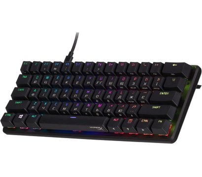 Зображення 3 Клавіатура HyperX Alloy Origins 60 Red RGB UA Black — 4P5N4AA