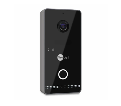 Зображення 4 Домофонний комплект Neolight Mezzo Hybrid IPWO KIT B/Black сенсорні кнопки, Колір (домофон + панель): чорний + чорний