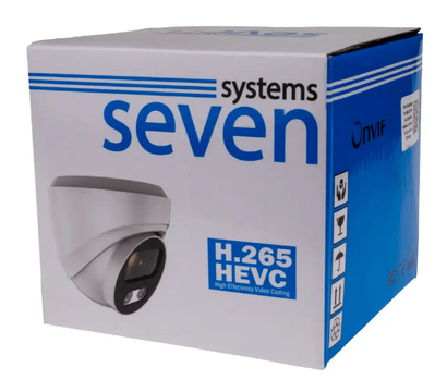 Изображение 5 Камера наблюдения на 2,0 MP Seven IP-7212PA black (2.8 мм)