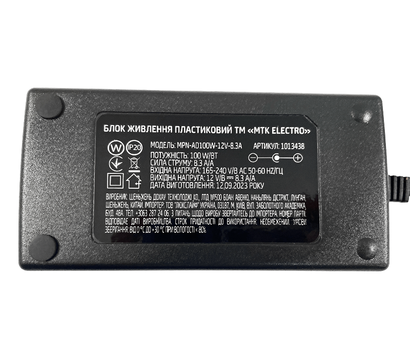 Изображение 5 Блок питания МТК MPN-AD100W-12V-8.3A на 12V DC, Ток (А): 8.3 A