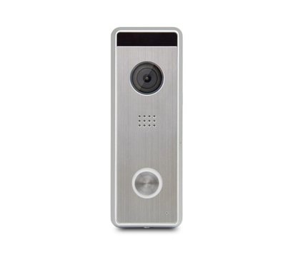 Зображення 6 Домофонна система Bcom BD-770FHD White + Tantos Triniti FHD, Колір (домофон + панель): білий + срібний