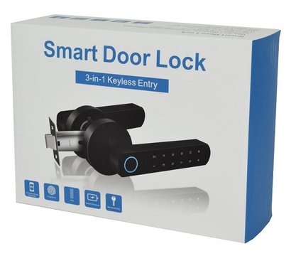 Зображення 6 Smart замок Atis Lock BT-100-T Black, Колір корпусу: чорний