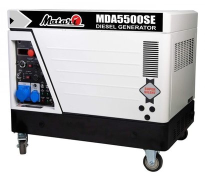 Зображення 2 Дизельний генератор Matari MDA5500SE, Потужність номінальна: 5 кВт