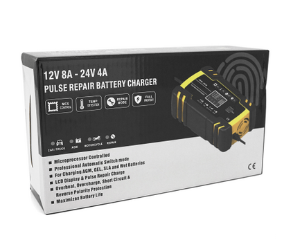 Изображение 3 Зарядка для аккумуляторов Foxsur FBC122408D 12V / 24V, Ток заряда: 8A