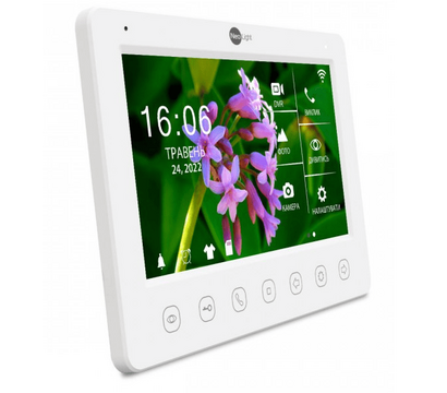 Зображення 3 Домофонна система NeoLight NeoKIT HD WF SilverP, Колір (домофон + панель): білий + сірий