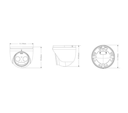 Изображение 2 Камера TVT TD-5525E1-VT(7/PE) (8 мм) на 5 MP, Фокусное расстояние (мм): 7 мм