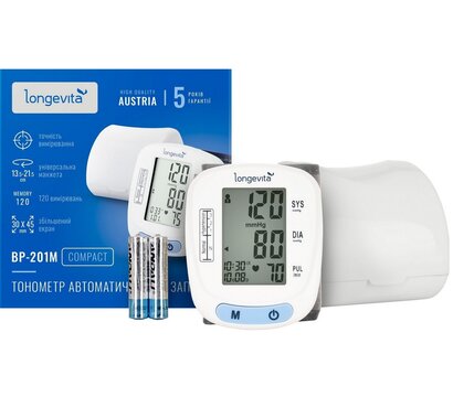Зображення 2 Тонометр Longevita BP-201M