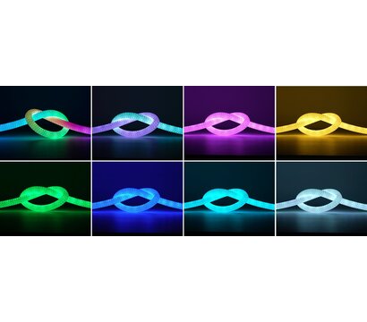 Зображення 5 LED Светодиодный неон Prolum 3535-120 5V, RGB Full Color на