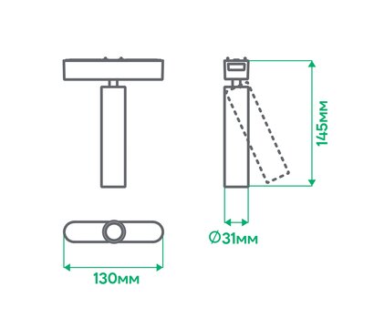 Зображення 2 Світлодіодний LED світильник Ardero MGU403 ULTRA 7Вт 4000К IP40