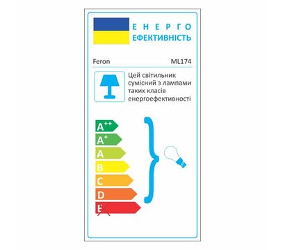 Зображення 2 LED світильник Feron ML174 GU10 IP20 White