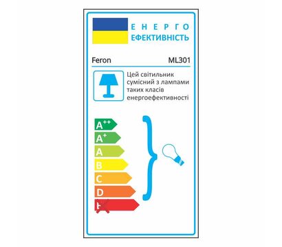 Зображення 2 LED світильник Feron ML301 GU10 IP20 Black на