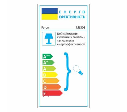 Зображення 2 LED світильник Feron ML303 GU10 IP20 Black на