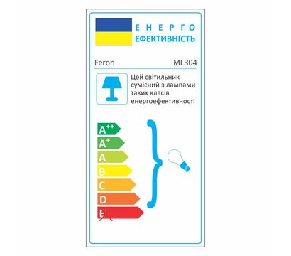 Зображення 2 Світлодіодний LED світильник Feron ML304 GU10 IP20 White