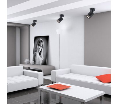Зображення 2 LED світильник Feron ML318 GU10 IP20 Black алюміній