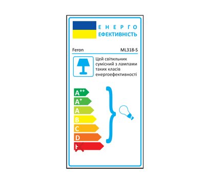 Зображення 2 Світлодіодний світильник Feron ML318-S GU10 IP20 Black