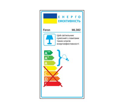 Зображення 2 Світлодіодний LED світильник Feron ML382 GU10 IP20 Black