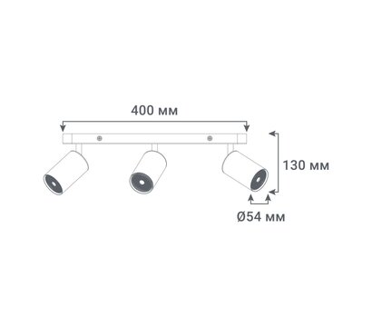 Изображение 2 LED светильник Ledcoin ML314-3 Black на