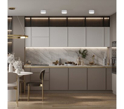 Зображення 3 LED світильник Ardero ML406 White метал + пластик