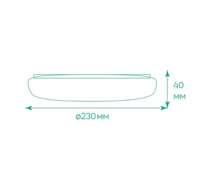 Зображення 3 Світлодіодний LED світильник Ardero AL801ARD 36Вт 5000К ІР40 White
