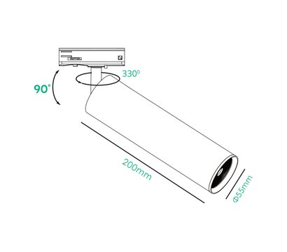 Зображення 3 LED світильник Ardero ML330ARD GU10 IP20 Black на